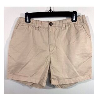 Chubbies The Khakinators Beige Stretch Twill Elastic Waist Men's Large NWT‎